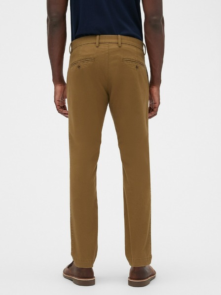 GAP Nohavice essential khaki skinny fit GapFlex GAP