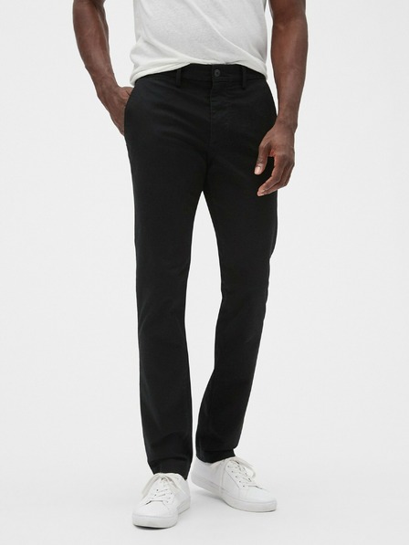 GAP Nohavice essential khaki skinny fit GapFlex GAP