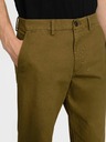 GAP Nohavice essential khaki straight fit GapFlex GAP