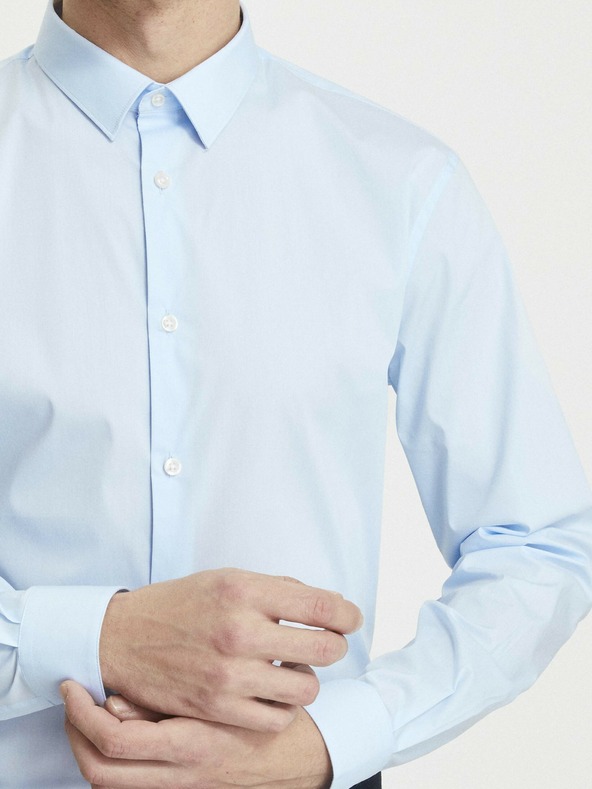 Celio Svetlomodré pánske tričko Celio Masantal1