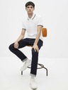 Celio Biele pánske polo tričko Celio Necetwo