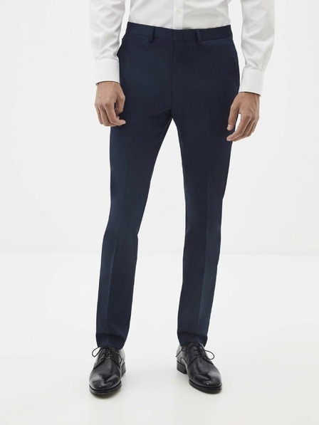 Celio Tmavomodré oblekové nohavice Celio Rodiamond