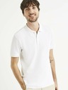 Celio Biela pánska polokošeľa Celio