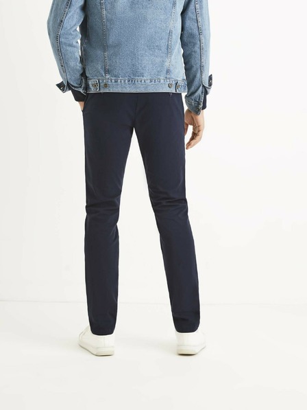 Celio Tmavomodré pánske nohavice Celio