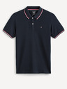 Celio Tmavomodrá polokošeľa Celio Necetwo