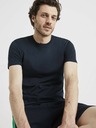 Celio Tmavomodré základné tričko Celio Tebase
