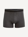 Celio Tmavosivé pánske pruhované boxerky Celio