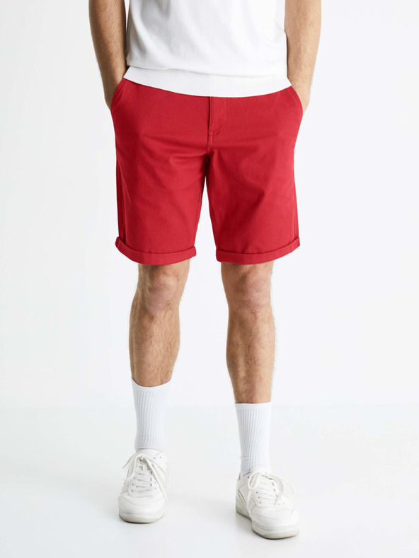Celio Bavlnené chino šortky Bochinobm Celio