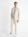 Celio Plátené oblekové nohavice Bohot2 Celio