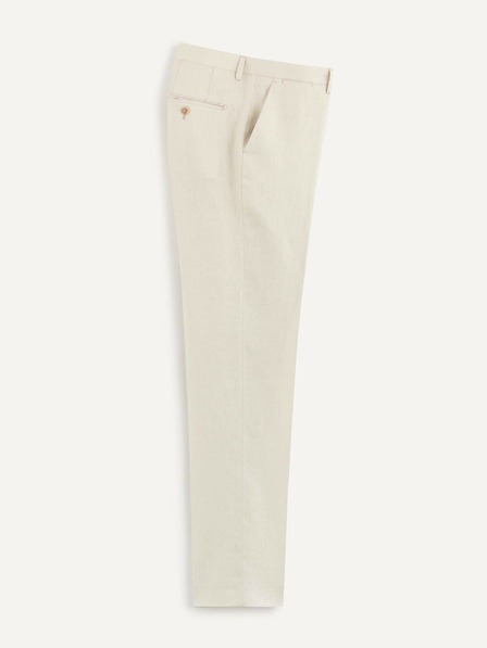 Celio Plátené oblekové nohavice Bohot2 Celio