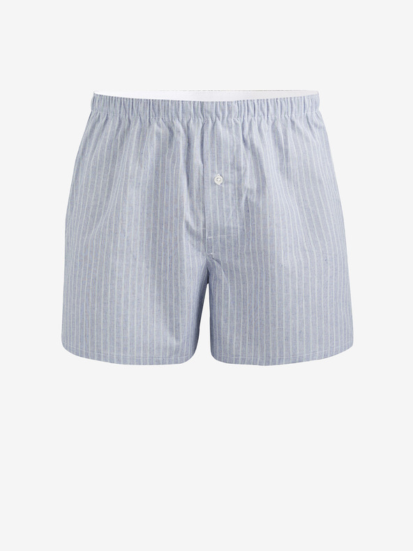 Celio Svetlomodré pánske pruhované šortky Celio Bibou