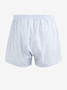 Celio Modro-biele pánske pruhované šortky Celio Dibistripe
