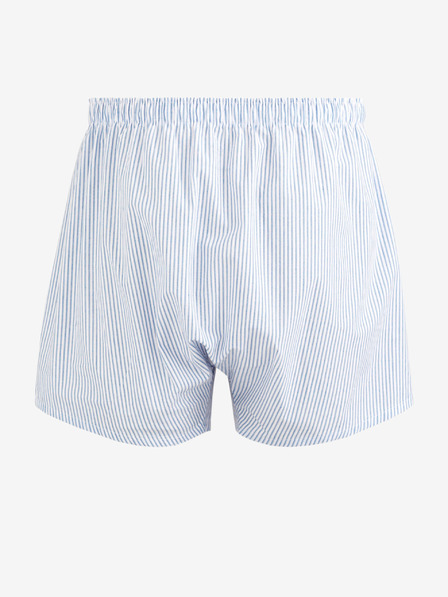 Celio Modro-biele pánske pruhované šortky Celio Dibistripe