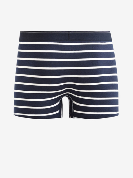 Celio Tmavomodré pánske pruhované boxerky Celio Mitch