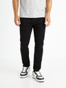 Celio Čierne pánske slim fit džínsy Celio Foslim