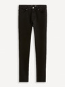 Celio Čierne pánske slim fit džínsy Celio Foslim