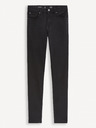 Celio Čierne pánske slim fit džínsy Celio Dow