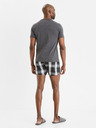 Celio Šedé pánske kockované krátke pyžamo Celio Gipyshort2