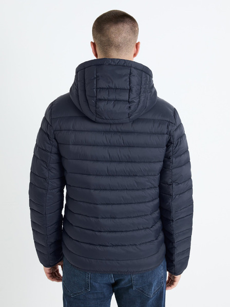 Celio Tmavomodrá pánska prešívaná bunda Celio Fububble