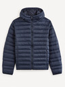 Celio Tmavomodrá pánska prešívaná bunda Celio Fububble