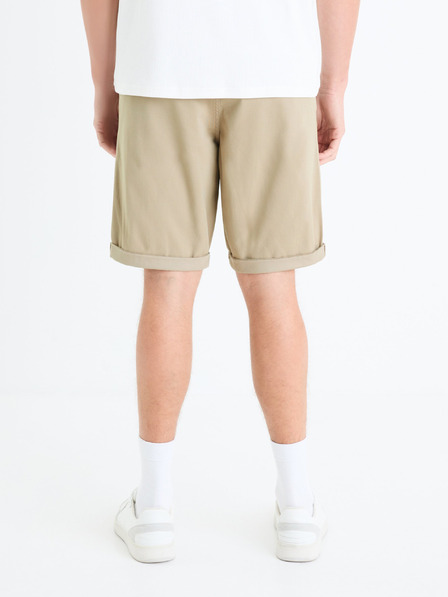 Celio Béžové pánske chino šortky Celio Bochinobm