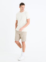 Celio Béžové pánske chino šortky Celio Bochinobm