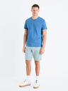 Celio Svetlomodré pánske chino šortky Celio Bochinobm