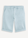 Celio Svetlomodré pánske chino šortky Celio Bochinobm