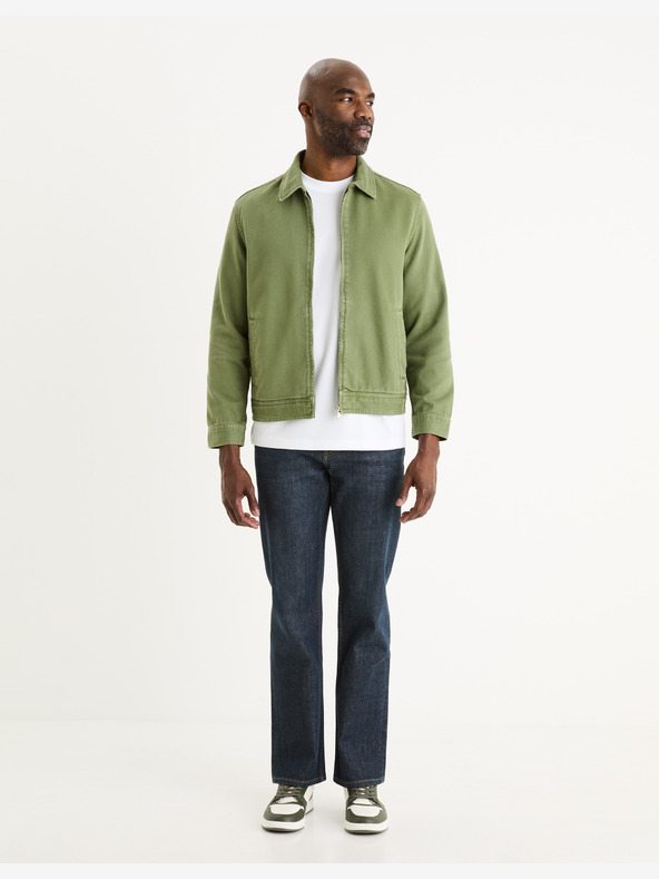 Celio Tmavomodré pánske džínsy Celio C5 rovného strihu