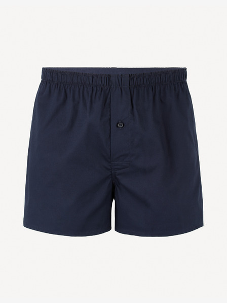 Celio Tmavomodré pánske šortky Celio Jiwosolid