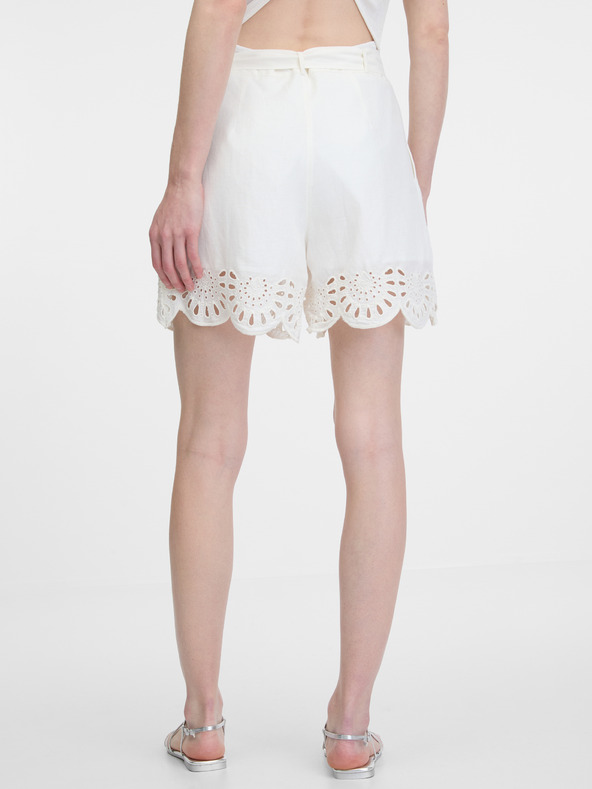 Orsay Biele dámske kraťasy ORSAY