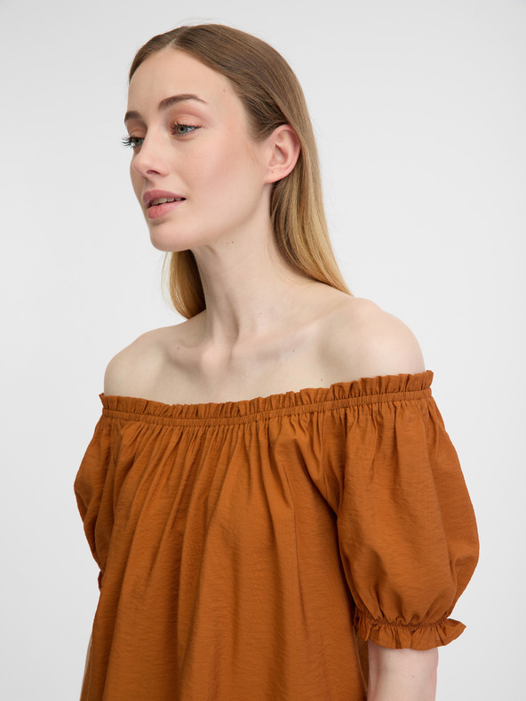 Orsay Hnedá dámska blúzka ORSAY