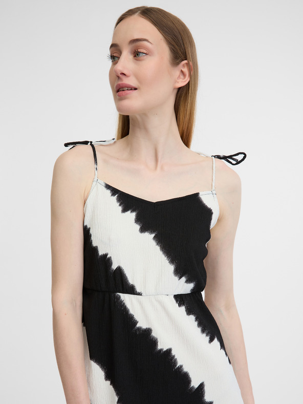 Orsay Čierno-biele dámske šaty ORSAY