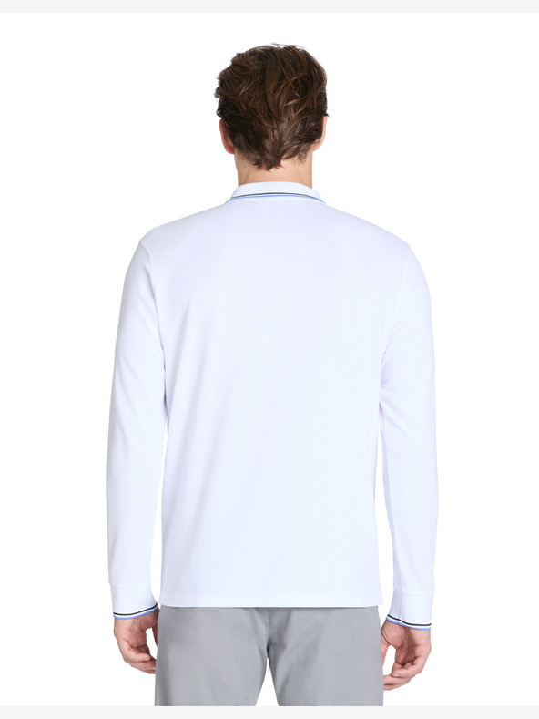 Celio Biele pánske polo tričko Celio Bagaz