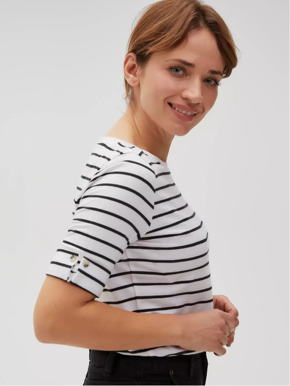 Moodo Dámske pruhované tričko Moodo