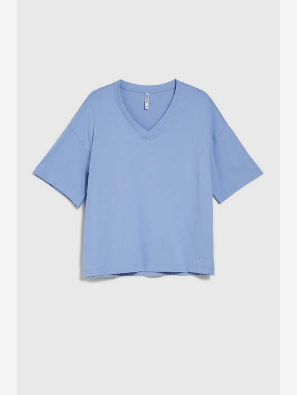 Moodo Svetlomodré dámske tričko Moodo