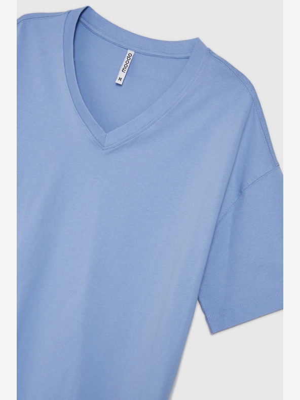 Moodo Svetlomodré dámske tričko Moodo