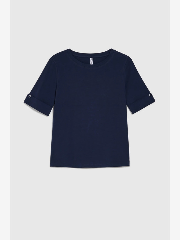 Moodo Tmavomodré dámske tričko Moodo