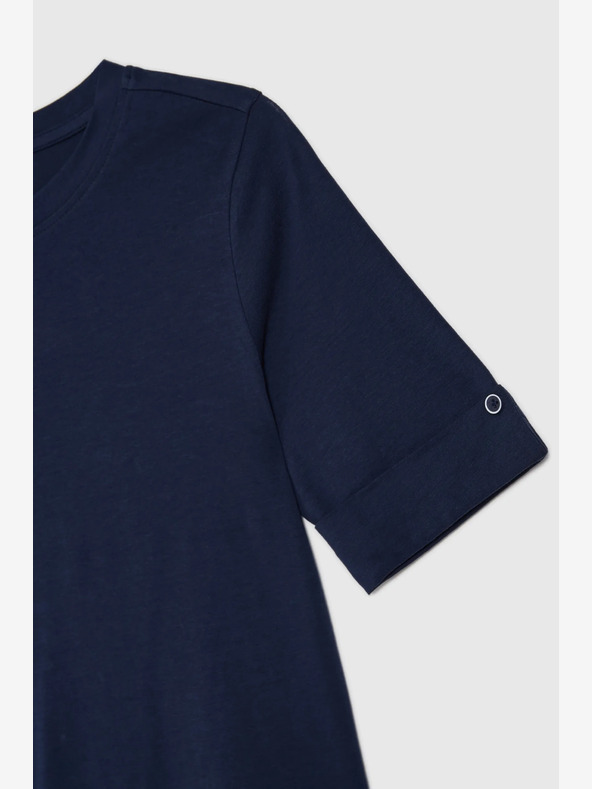 Moodo Tmavomodré dámske tričko Moodo