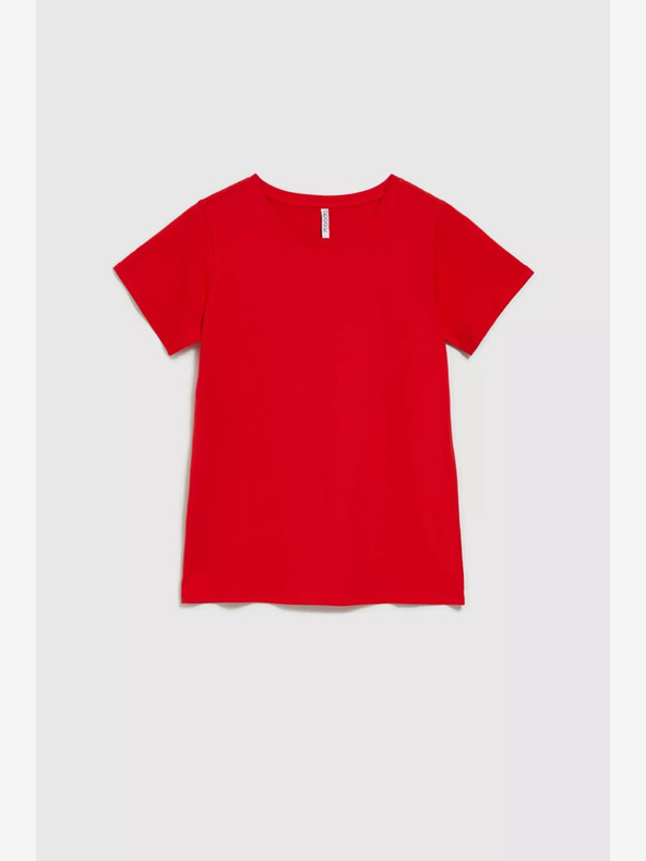 Moodo Červené tričko s krátkym rukávom Moodo