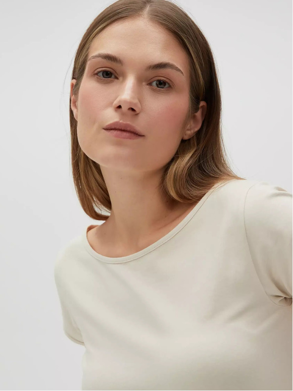 Moodo Béžová dámska košeľa Moodo