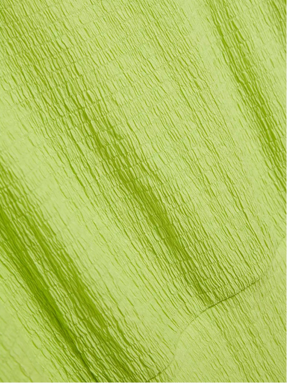 Moodo Zelené tričko s okrúhlym výstrihom Moodo