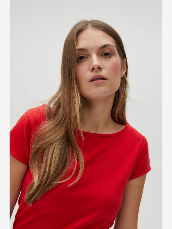 Moodo Červené dámske tričko Moodo