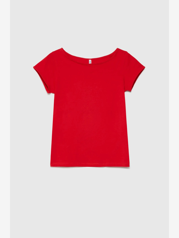 Moodo Červené dámske tričko Moodo