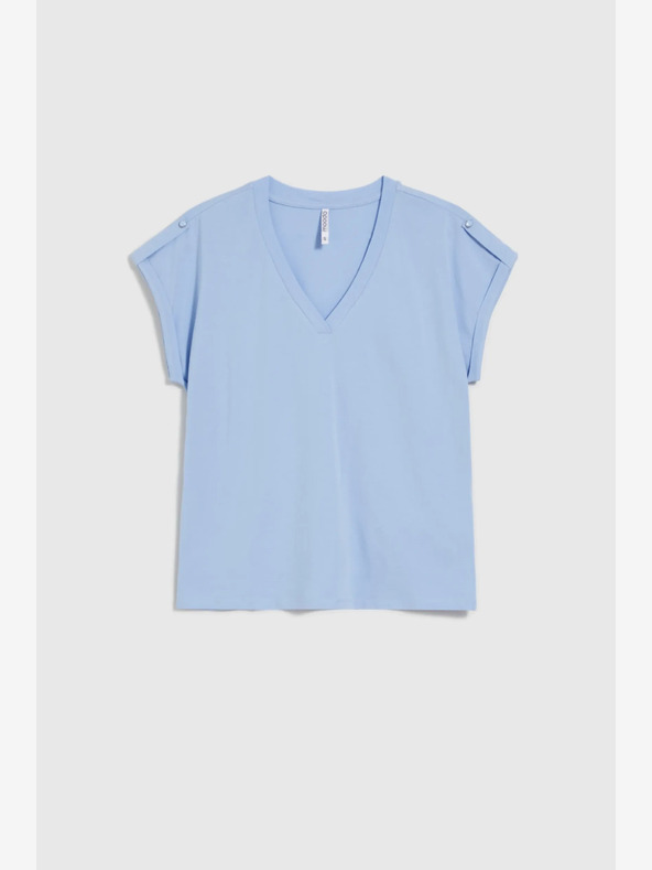 Moodo Svetlomodré dámske tričko Moodo