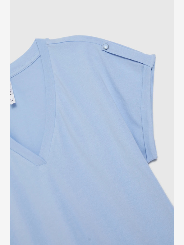 Moodo Svetlomodré dámske tričko Moodo