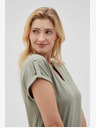 Moodo Zelená dámska chino košeľa Moodo