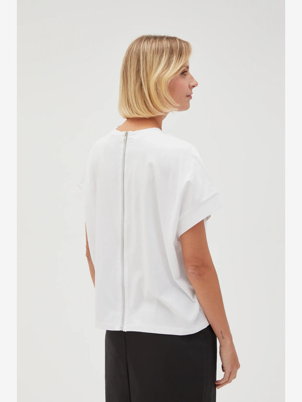 Moodo Biele dámske tričko Moodo