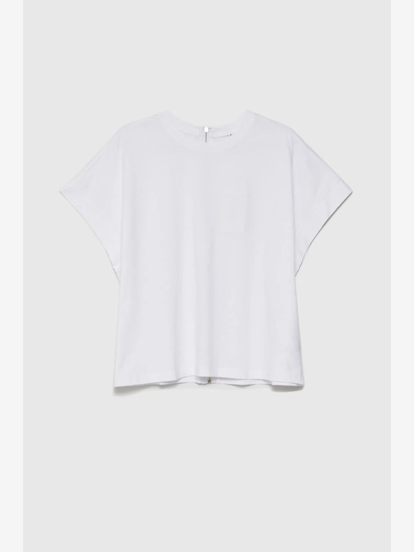 Moodo Biele dámske tričko Moodo