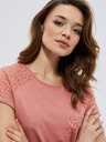 Moodo Ružové dámske tričko Moodo